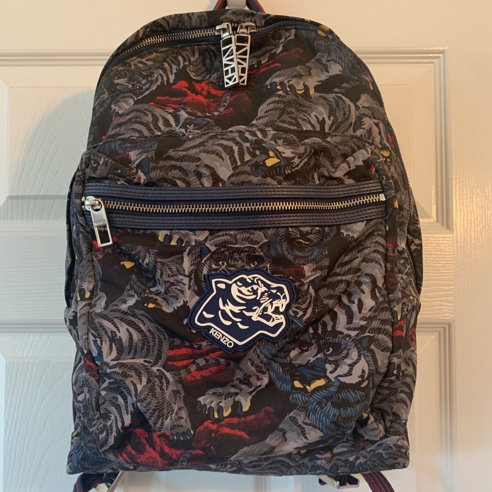 Kenzo tiger print backpack